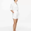 High Waist Linen Shorts