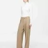 High-Waist Tailored Trousers