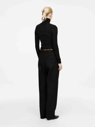 High-Waist Tailored Trousers