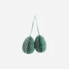 Honeycomb Ornaments Set of 2 Honeycomb Ornaments Set of 2