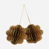 Honeycomb Ornaments Set of 2 Honeycomb Ornaments Set of 2