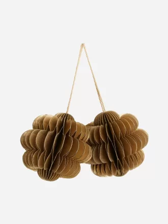 Honeycomb Ornaments Set of 2