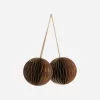 Honeycomb Ornaments Set of 2