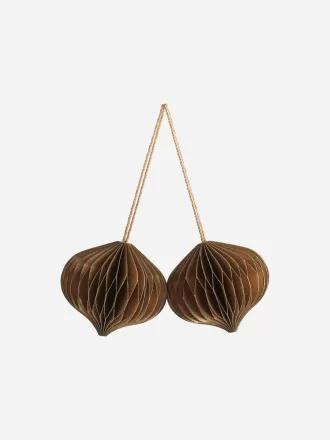 Honeycomb Ornaments Set of 2