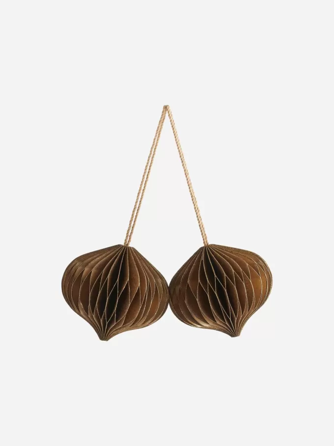 Honeycomb Ornaments Set of 2 Honeycomb Ornaments Set of 2