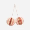Honeycomb Ornaments Set of 2 Honeycomb Ornaments Set of 2