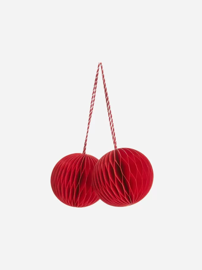 Honeycomb Ornaments Set of 2 Honeycomb Ornaments Set of 2