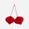 Honeycomb Ornaments Set of 2