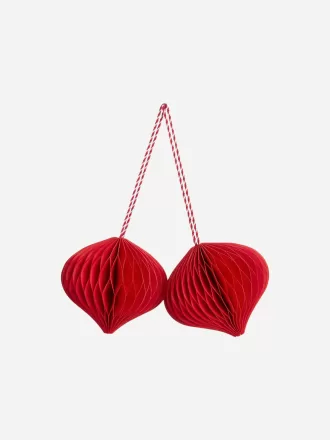 Honeycomb Ornaments Set of 2