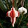 Honeycomb Ornaments Set of 2 Honeycomb Ornaments Set of 2