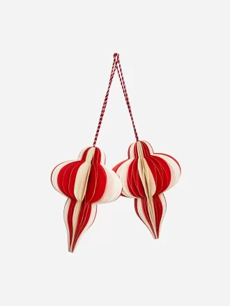 Honeycomb Ornaments Set of 2