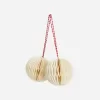 Honeycomb Ornaments Set of 2