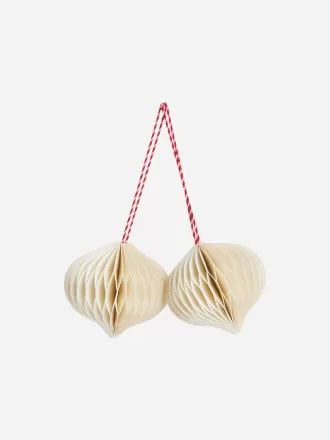 Honeycomb Ornaments Set of 2