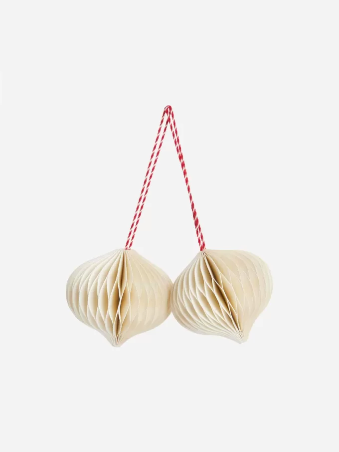 Honeycomb Ornaments Set of 2 Honeycomb Ornaments Set of 2