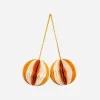 Honeycomb Ornaments Set of 2 Honeycomb Ornaments Set of 2