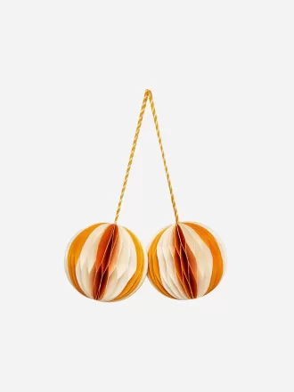 Honeycomb Ornaments Set of 2