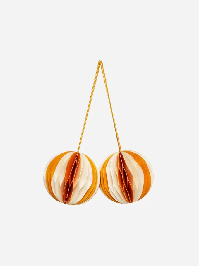 Honeycomb Ornaments Set of 2 Honeycomb Ornaments Set of 2