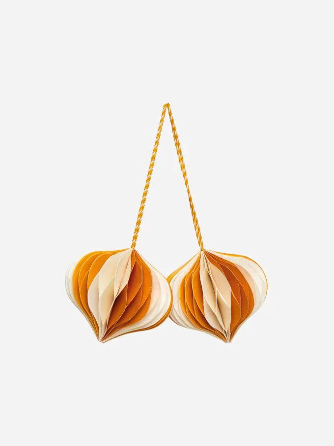 Honeycomb Ornaments Set of 2 Honeycomb Ornaments Set of 2