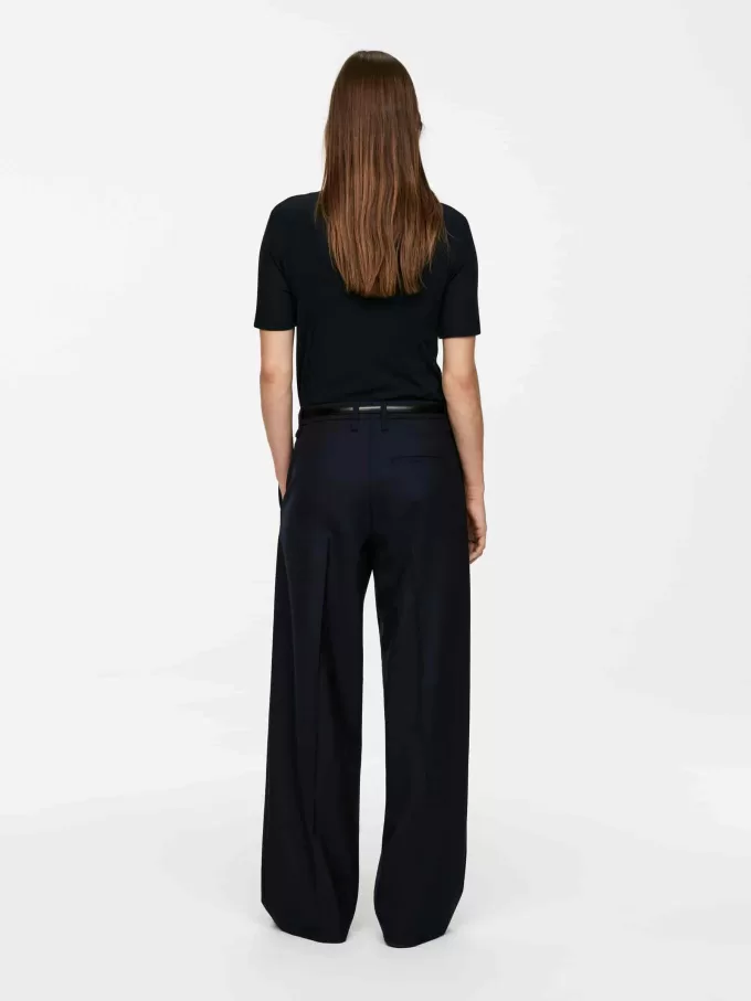 Hopsack Wool Trousers