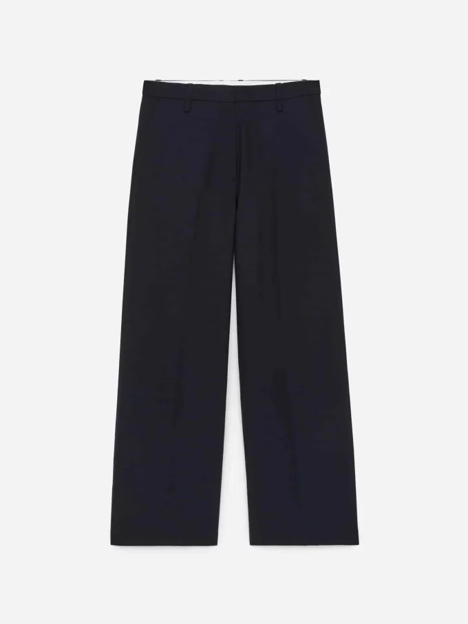 Hopsack Wool Trousers