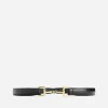Horsebit Buckle Leather Belt