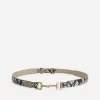 Horsebit Buckle Leather Belt