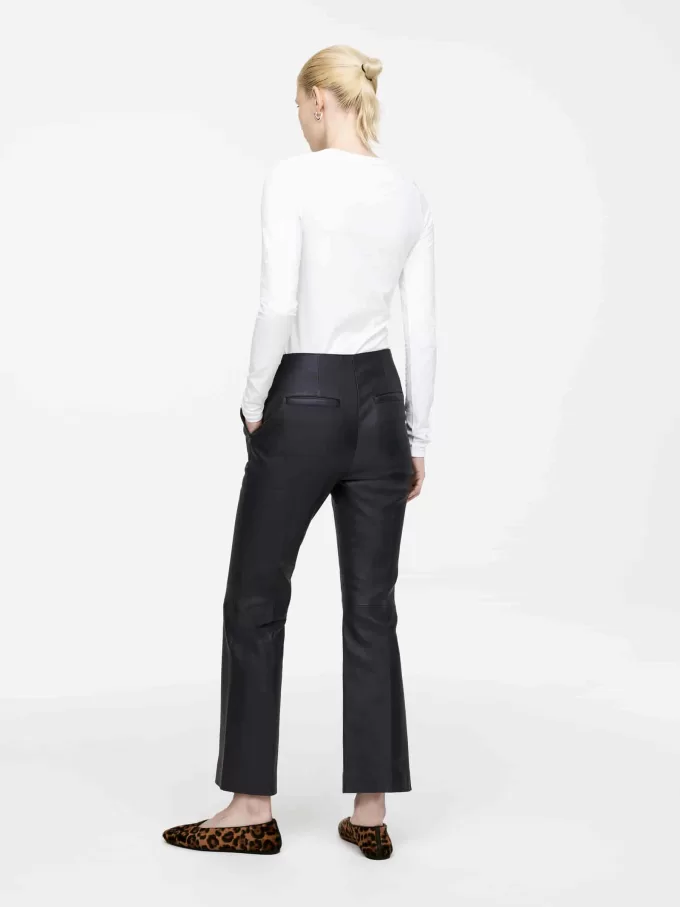 Kick-Flare Leather Trousers Kick-Flare Leather Trousers