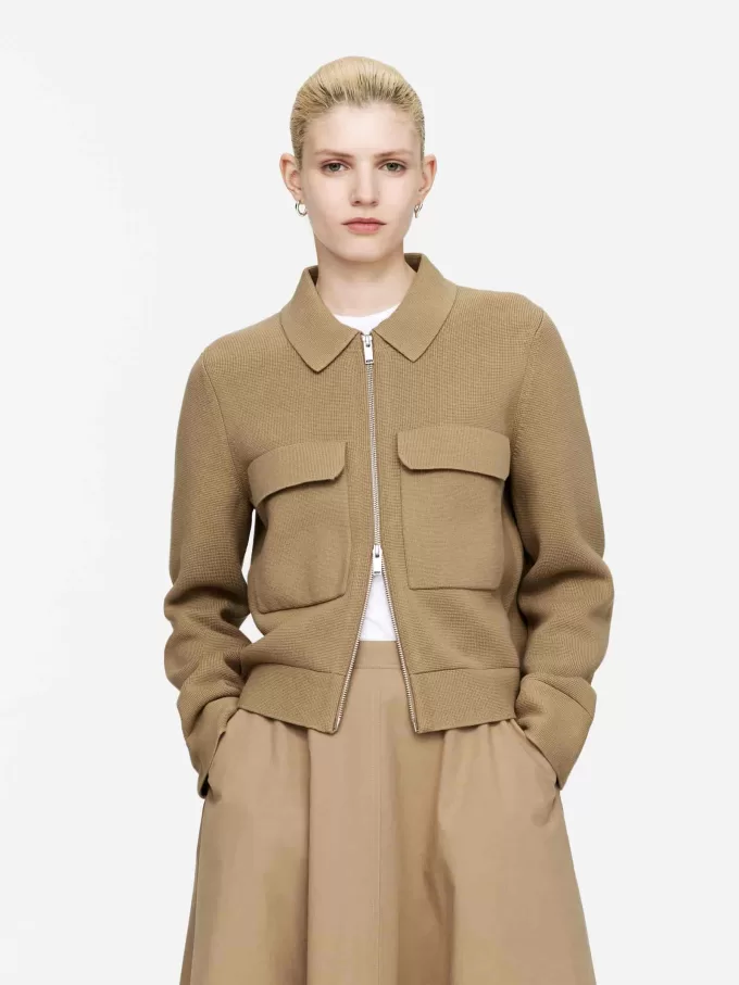 Knitted Cotton Jacket Knitted Cotton Jacket