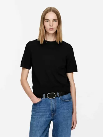 Knitted Merino Wool T-Shirt