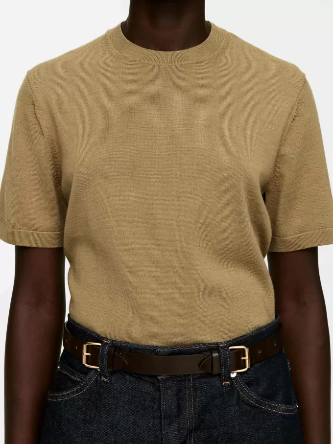Knitted Merino Wool T-Shirt Knitted Merino Wool T-Shirt