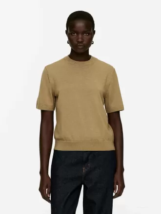 Knitted Merino Wool T-Shirt