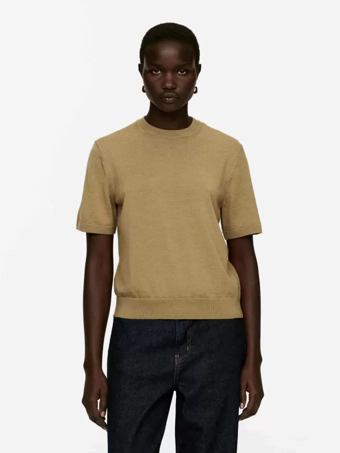 Knitted Merino Wool T-Shirt Knitted Merino Wool T-Shirt