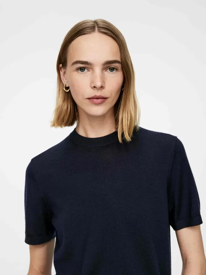 Knitted Merino Wool T-Shirt