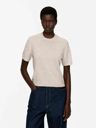 Knitted Merino Wool T-Shirt Knitted Merino Wool T-Shirt