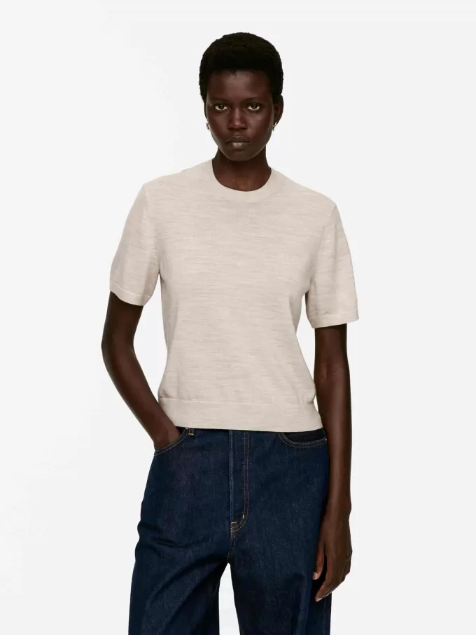 Knitted Merino Wool T-Shirt Knitted Merino Wool T-Shirt