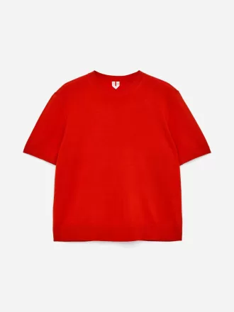 Knitted Merino Wool T-Shirt