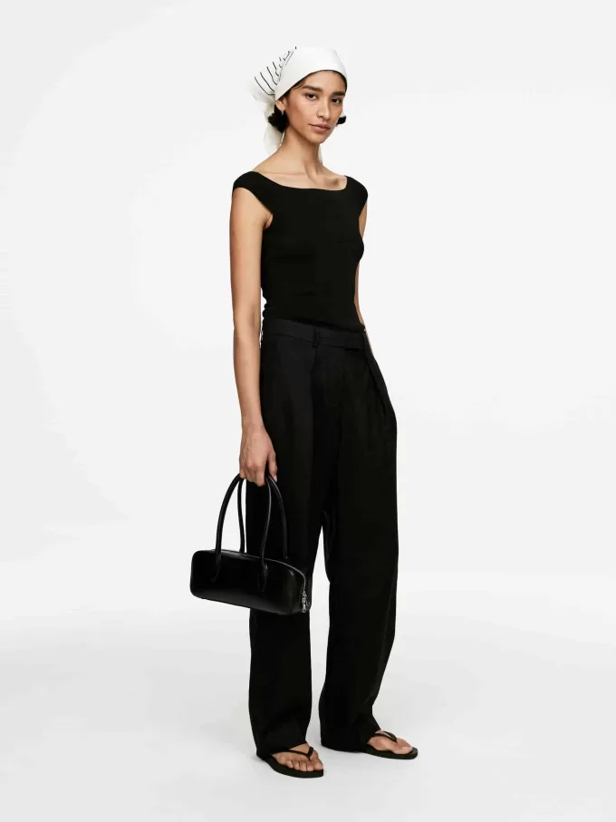 Knitted Off-Shoulder Top