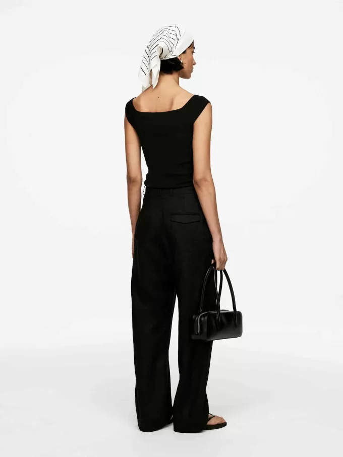 Knitted Off-Shoulder Top