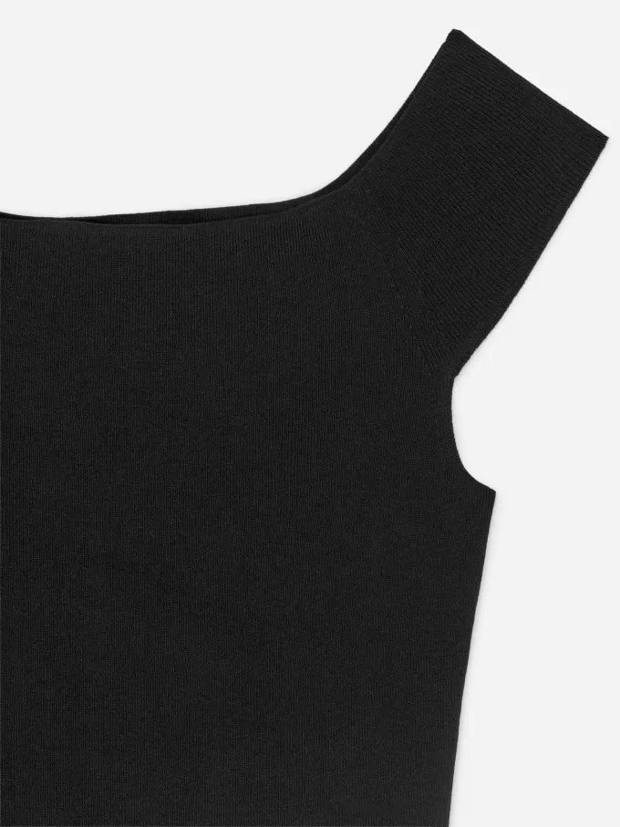 Knitted Off-Shoulder Top