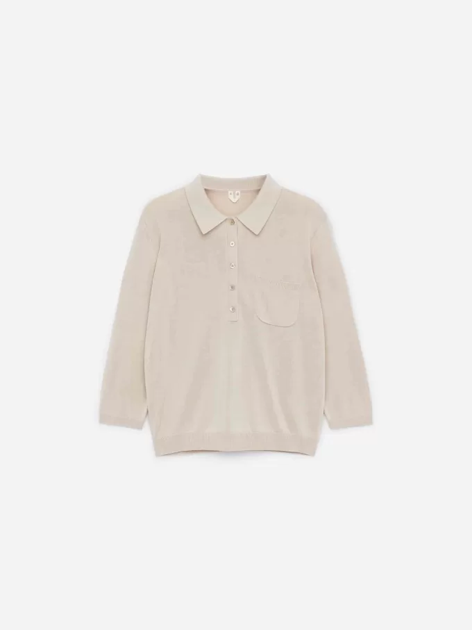 Knitted Polo Shirt
