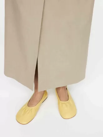 Lacquered Ballet Flats