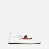 Lacquered Leather Ballet Flats Lacquered Leather Ballet Flats
