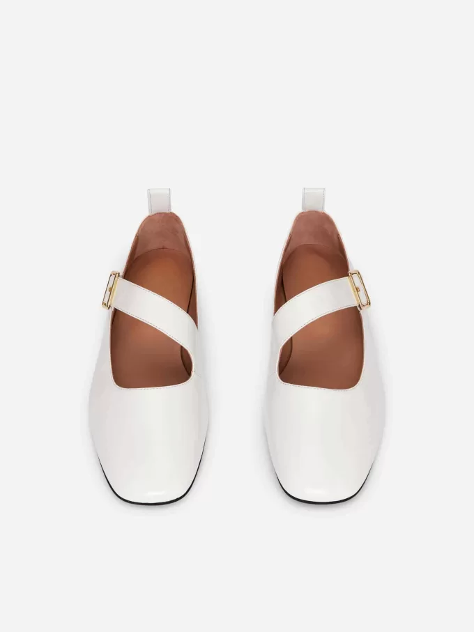 Lacquered Leather Ballet Flats Lacquered Leather Ballet Flats