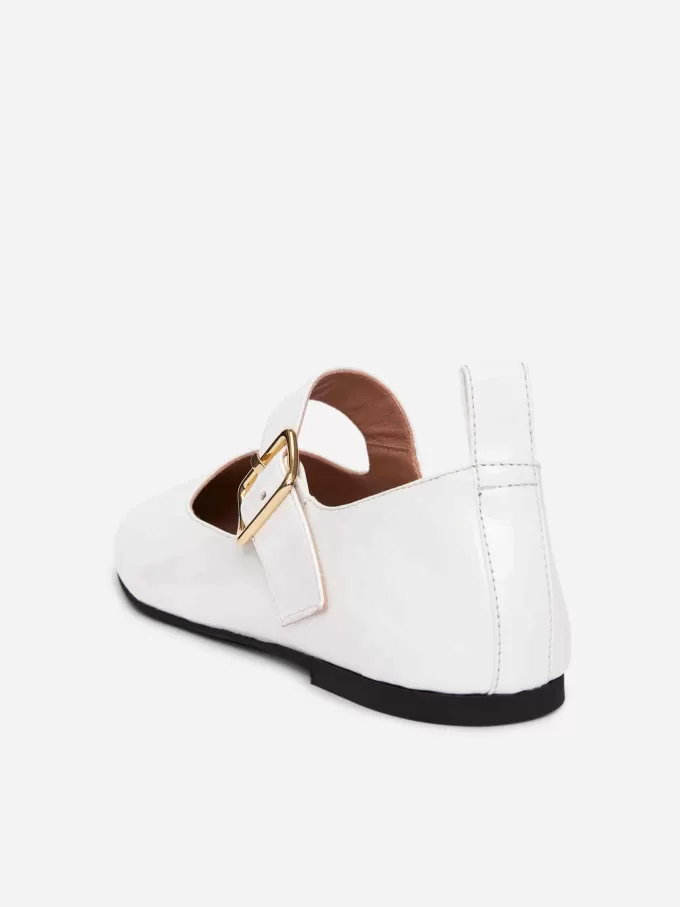Lacquered Leather Ballet Flats Lacquered Leather Ballet Flats
