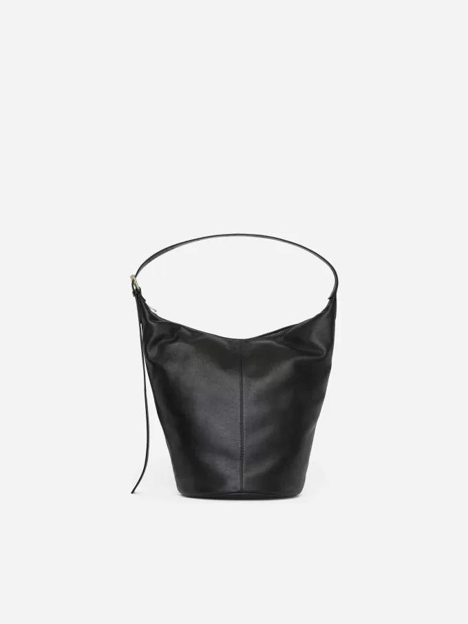 Large Leather Bucket Bag Large Leather Bucket Bag