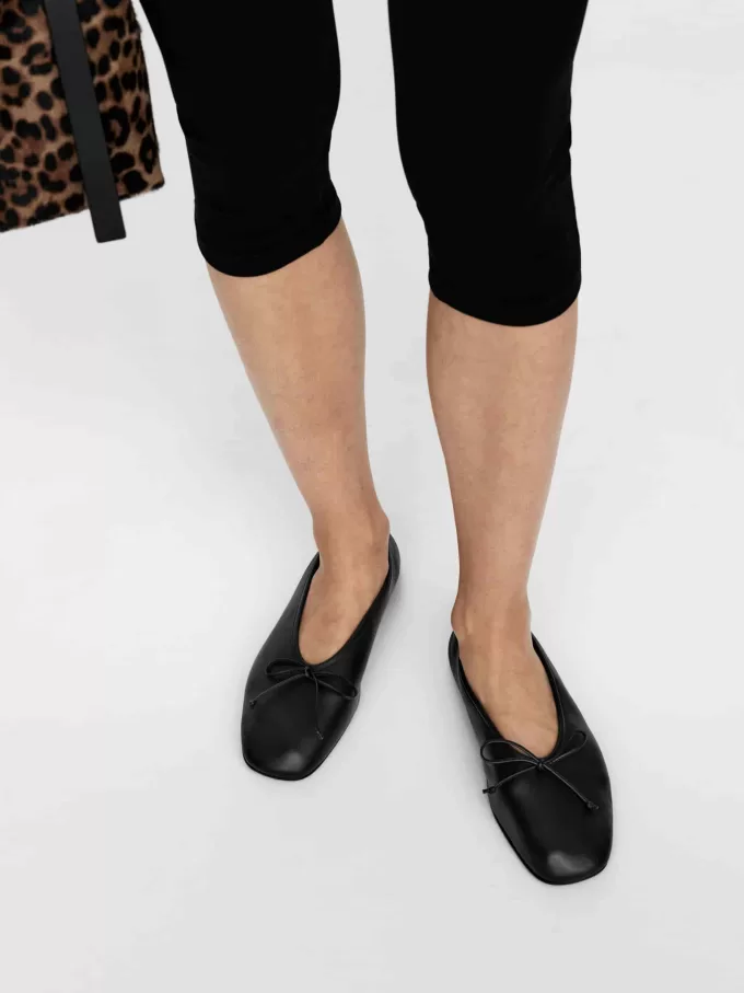 Leather Ballet Flats