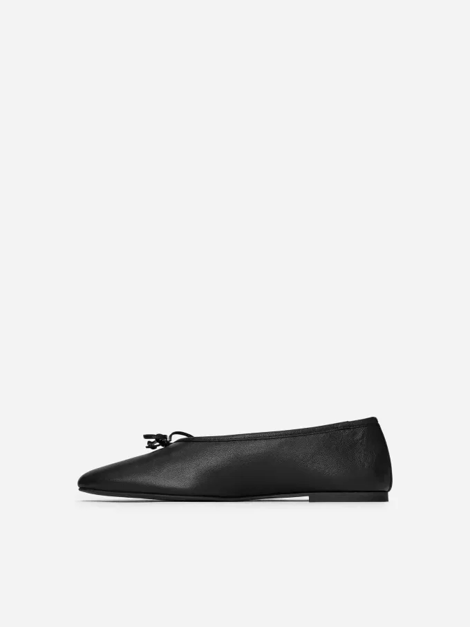 Leather Ballet Flats