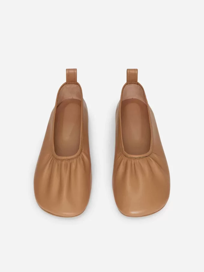 Leather Ballet Flats