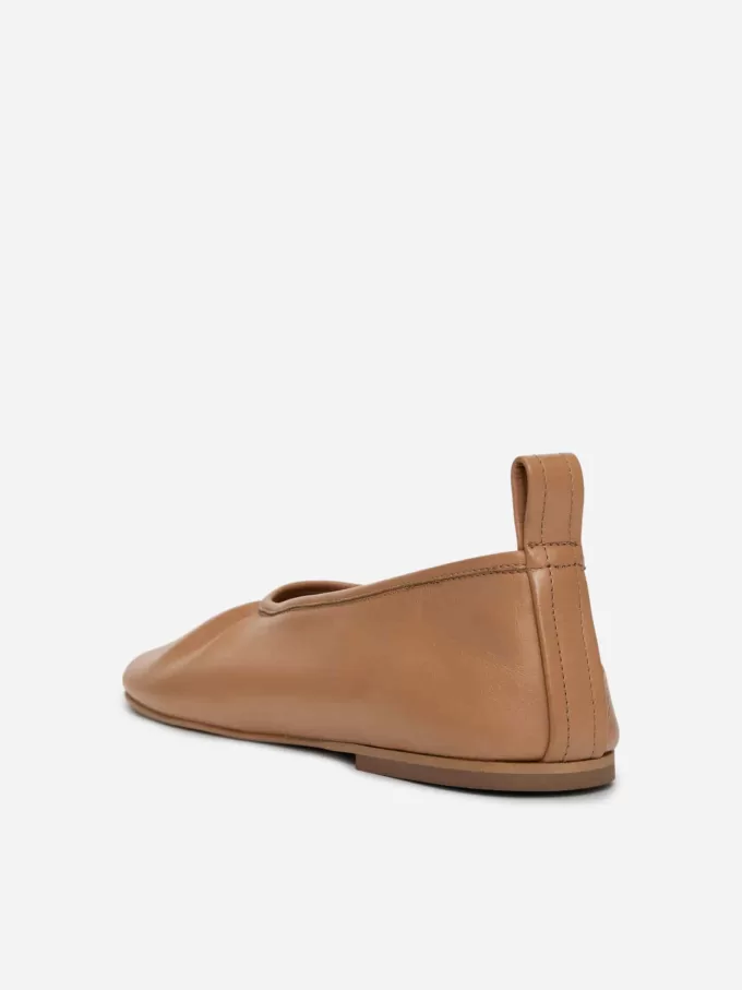 Leather Ballet Flats