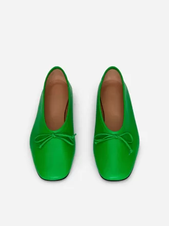 Leather Ballet Flats